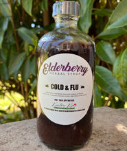 Load image into Gallery viewer, Elderberry Syrup Potent Cold & Flu Syrup