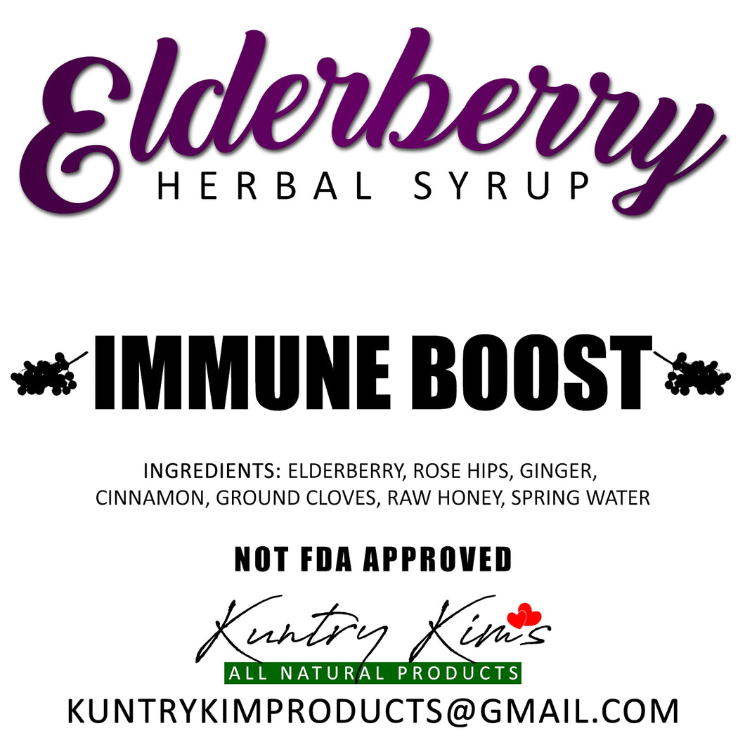 Elderberry Syrup Immune Boost