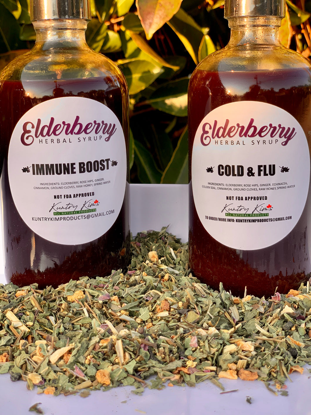 Elderberry Syrup Immune Boost & Cold and Flu bundle