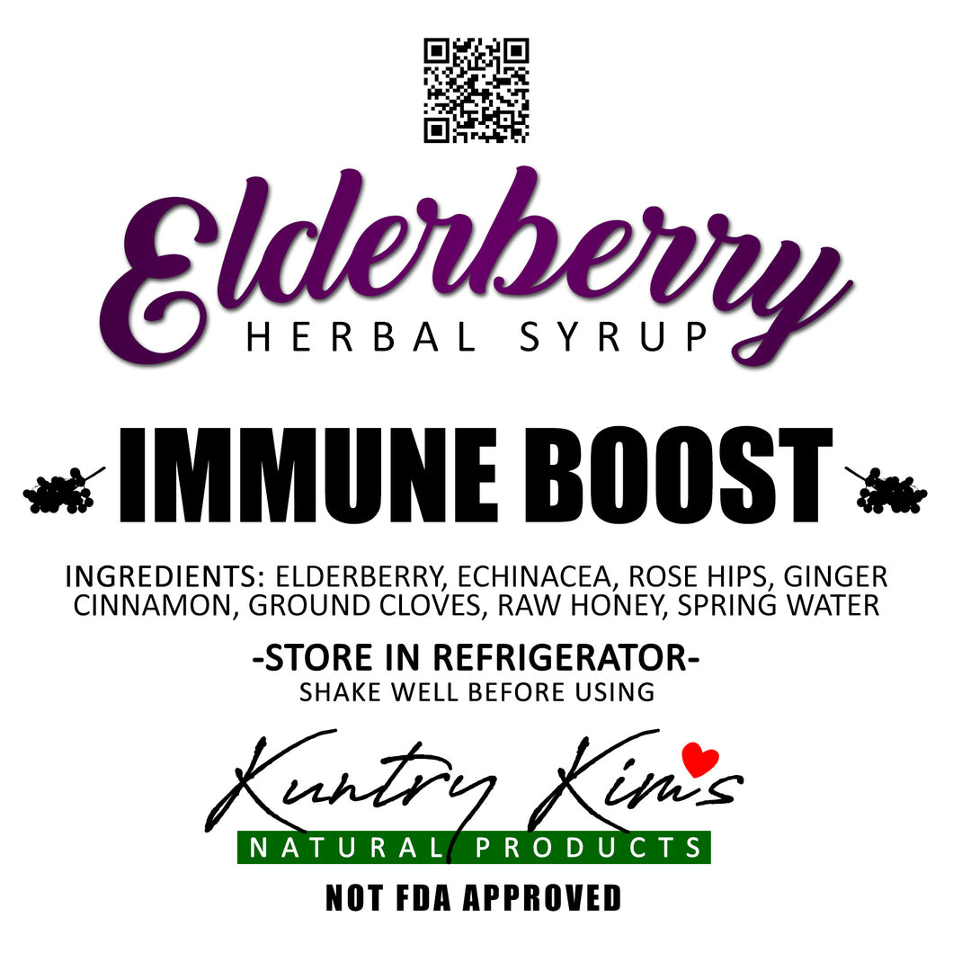 2-pack Elderberry Syrup Immune Boost