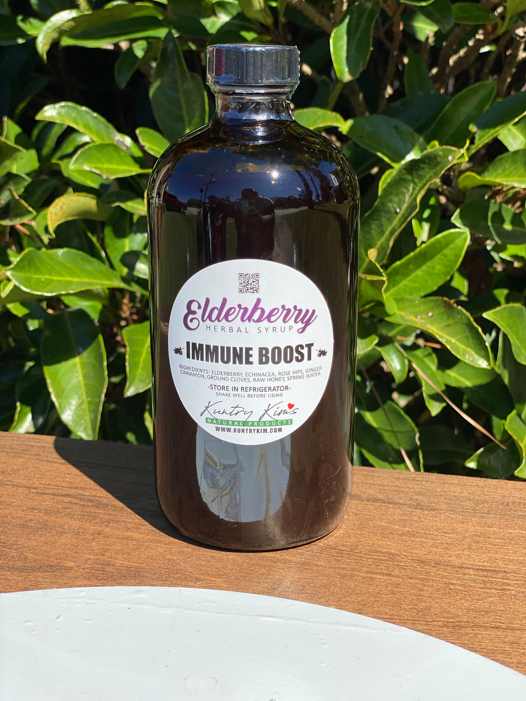 16oz Elderberry Syrup Immune Boost